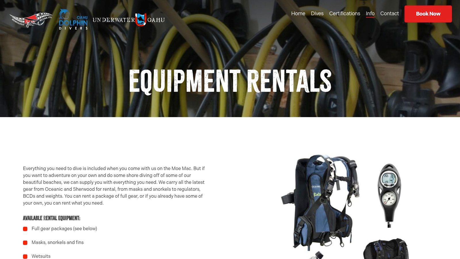 Honolulu Scuba Company – Snorkel & Dive Gear Rentals