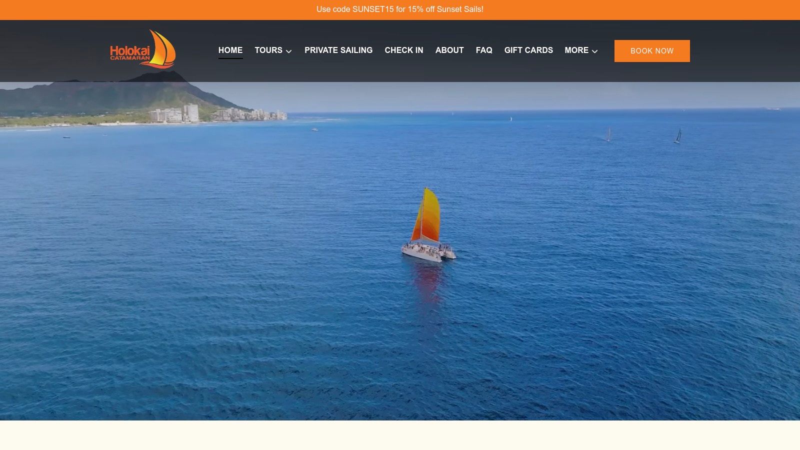 Holokai Catamaran (Turtle Canyon Snorkel Sail)