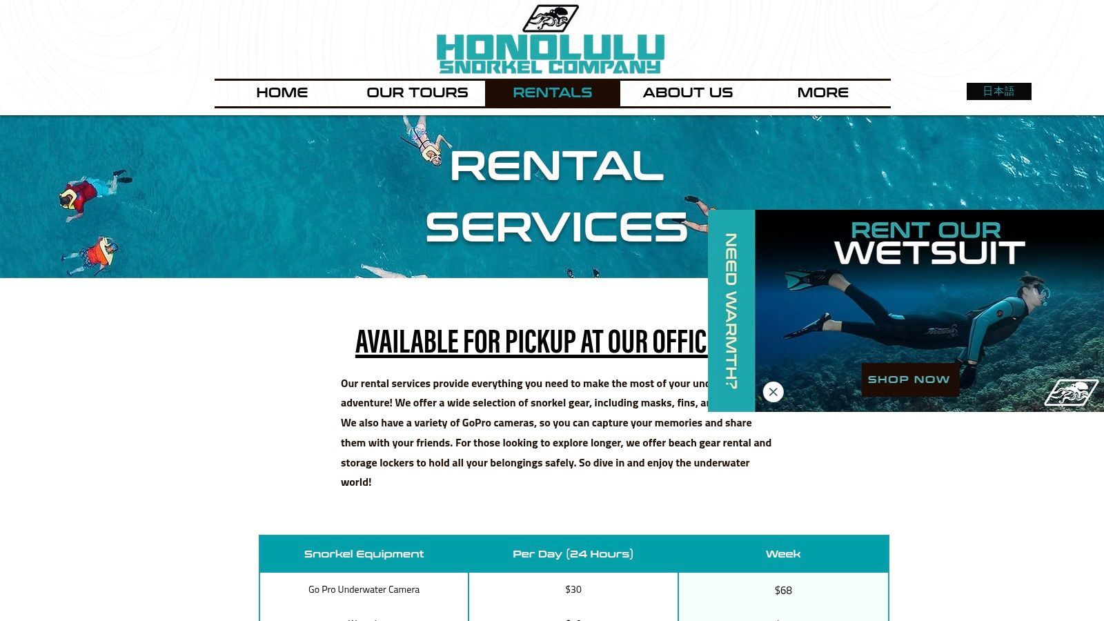 Honolulu Snorkel Company