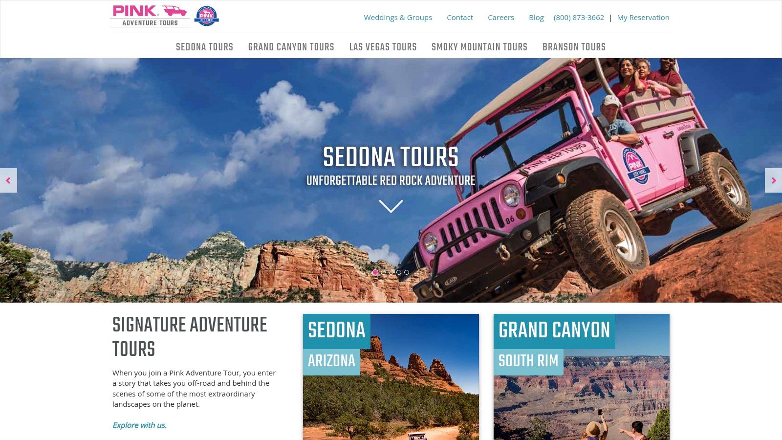 Pink Jeep Tours Las Vegas