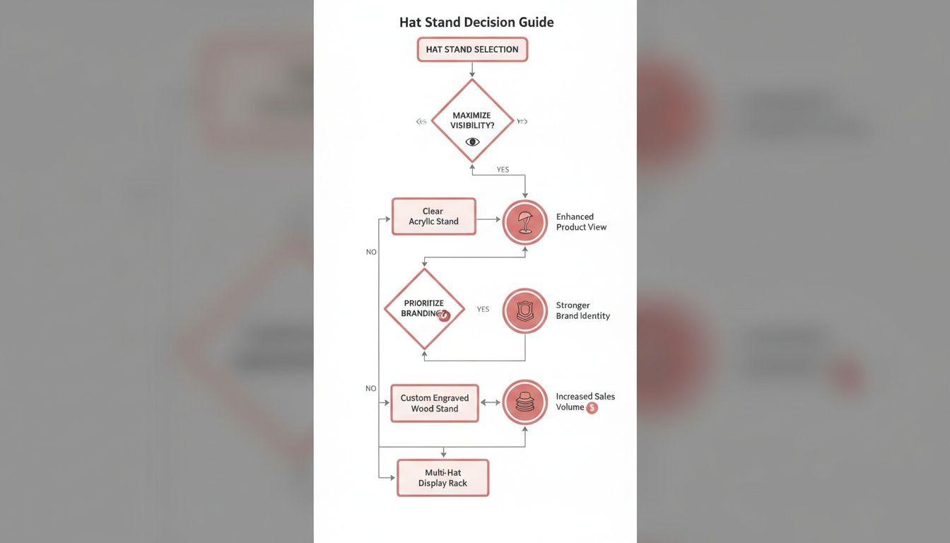 Infographic about hat display stand