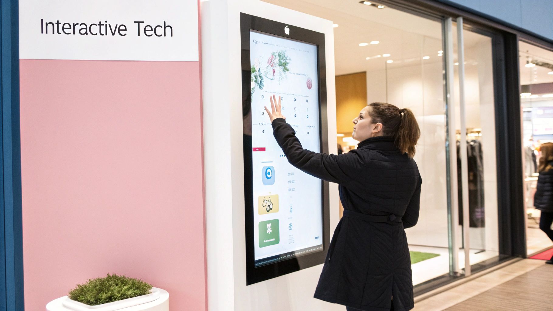 2. Interactive Technology Displays: Engaging the Digital Native