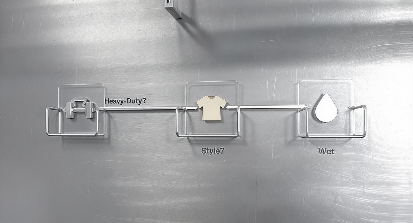 Infographic about wall clothes racks