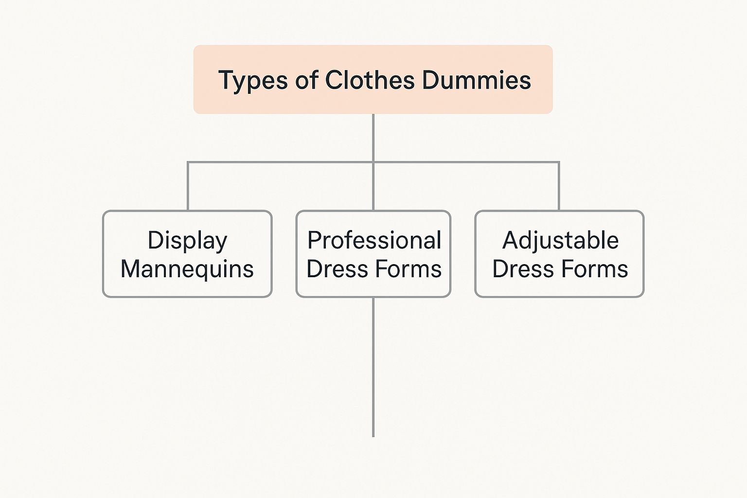 Infographic about dummy for clothes