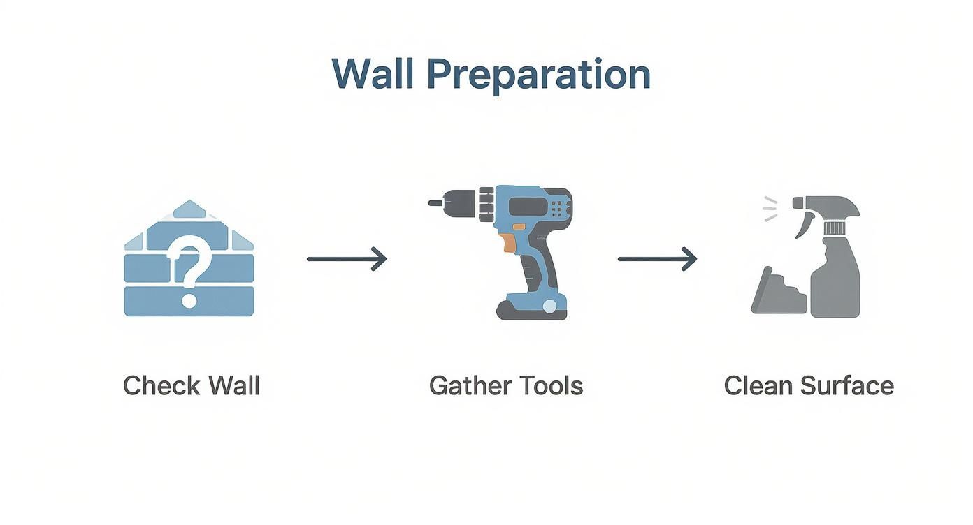 Infographic about hanging rail bracket