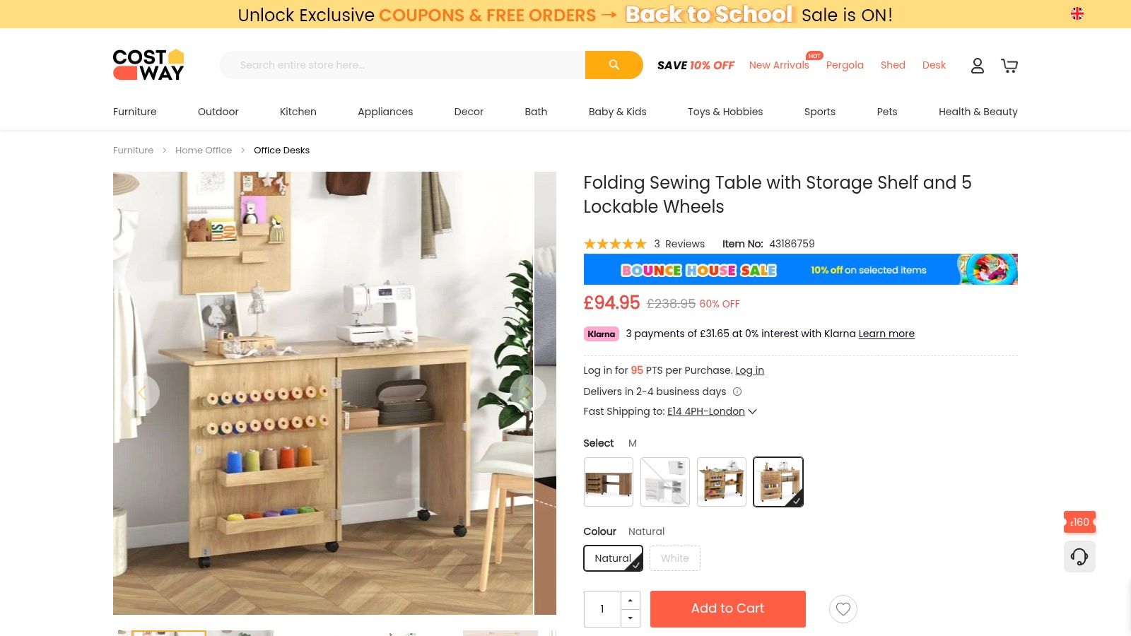 Costway UK: The Multipurpose Marvel for Compact Spaces