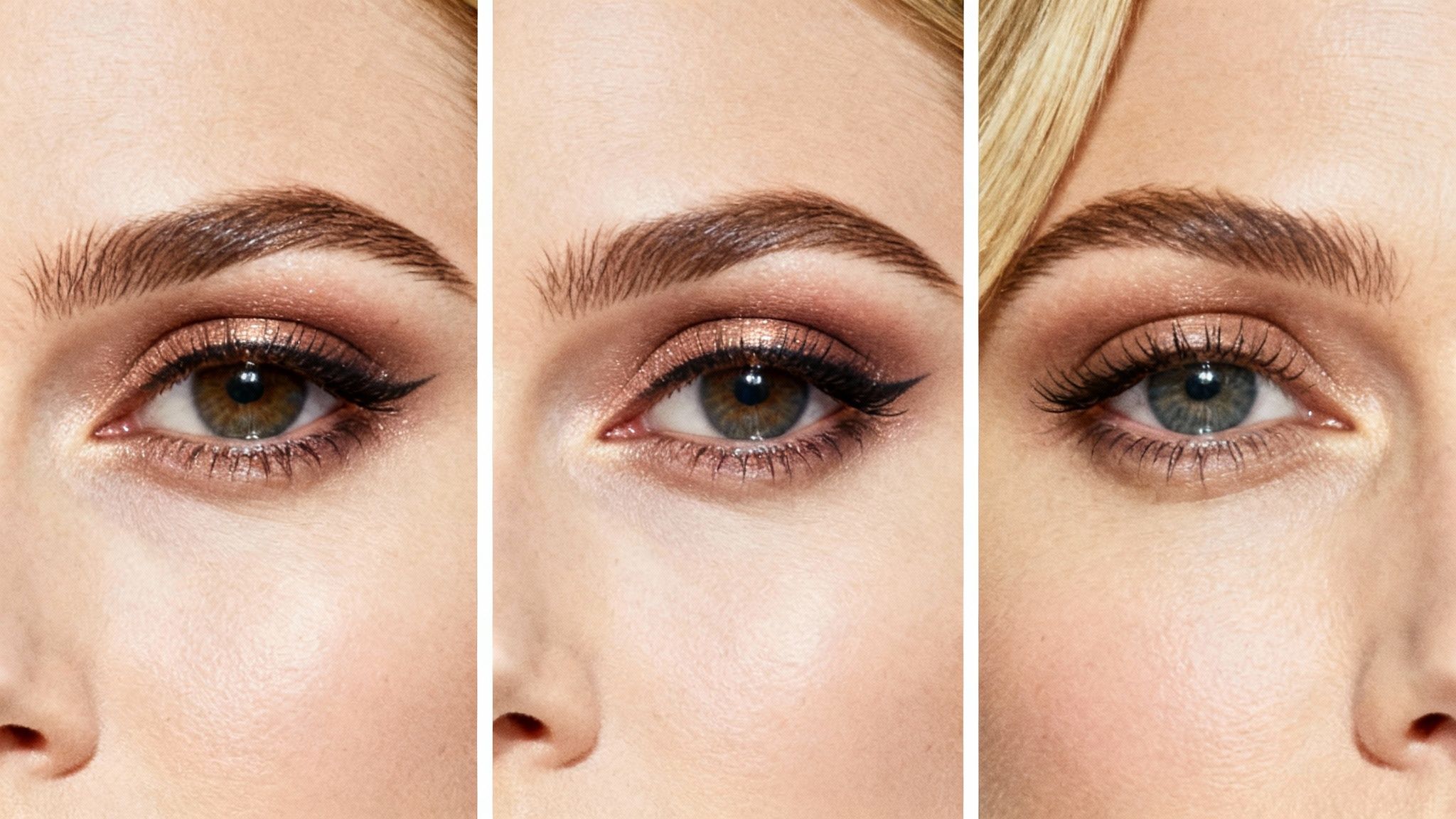 Keira Knightley z makijażem podkreślającym jej głęboko osadzone oczy