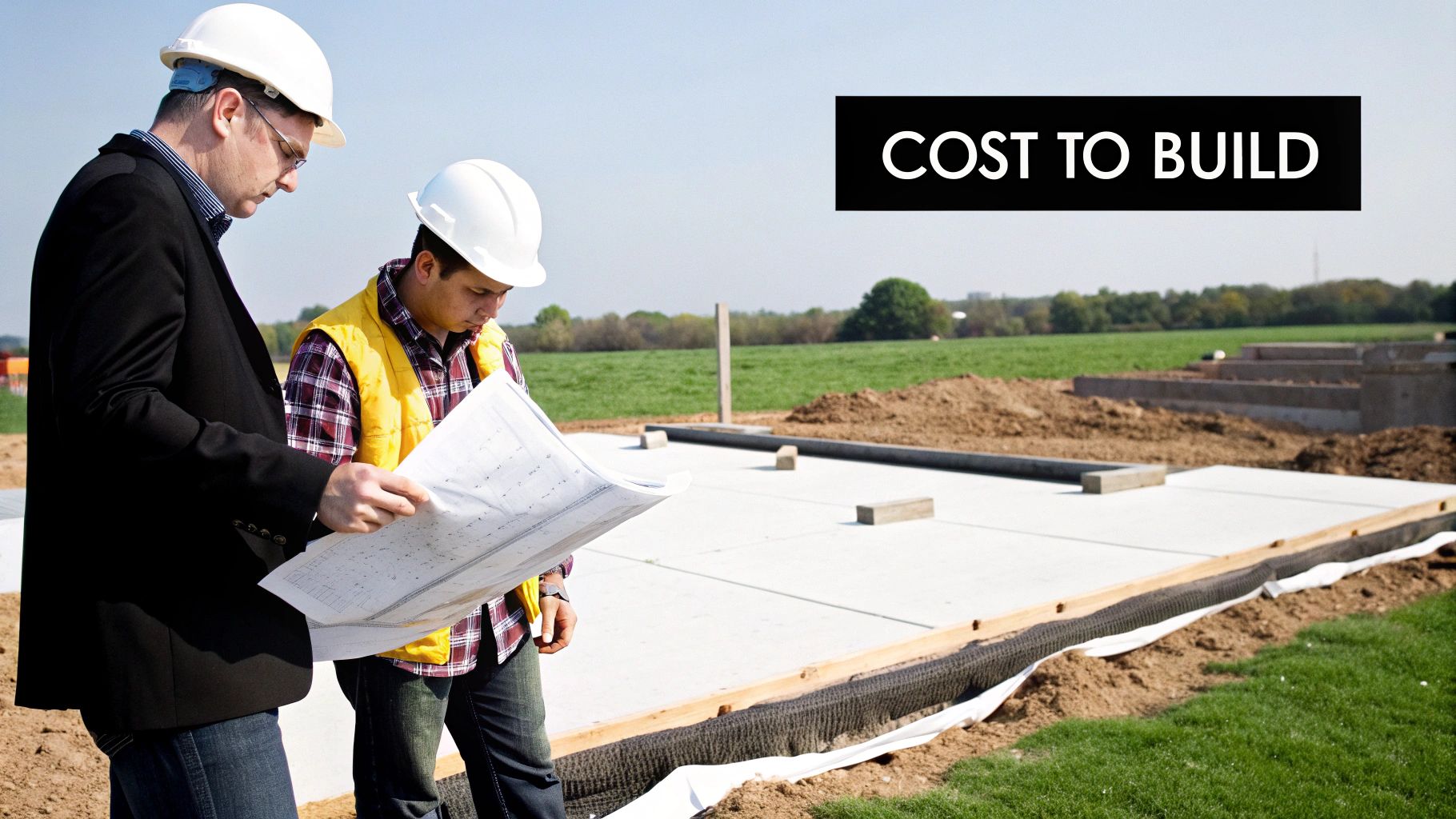 cost of buying vs building a home: A practical budget guide A custom home in the framing stage of construction, showcasing the wooden structure.