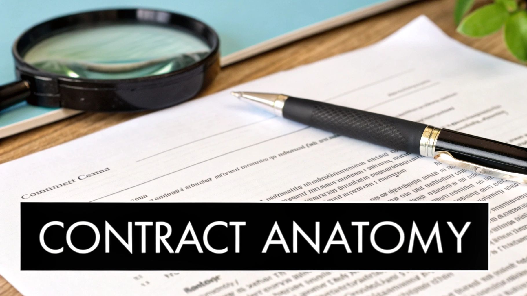 Residential Construction Contract Template: Bulletproof A close-up shot of architectural blueprints spread out on a wooden table, with a pen, ruler, and calculator nearby, symbolizing the detailed planning phase of construction.