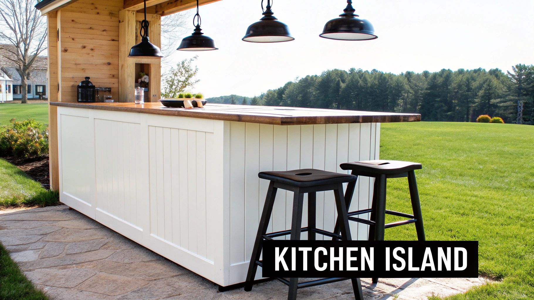Farmhouse Kitchen Islands and Countertops
