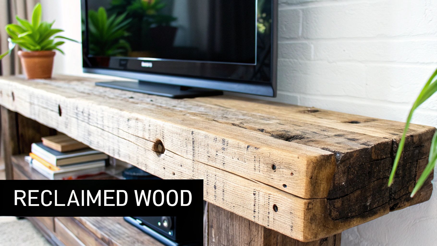 2. Reclaimed and Distressed Wood Elements