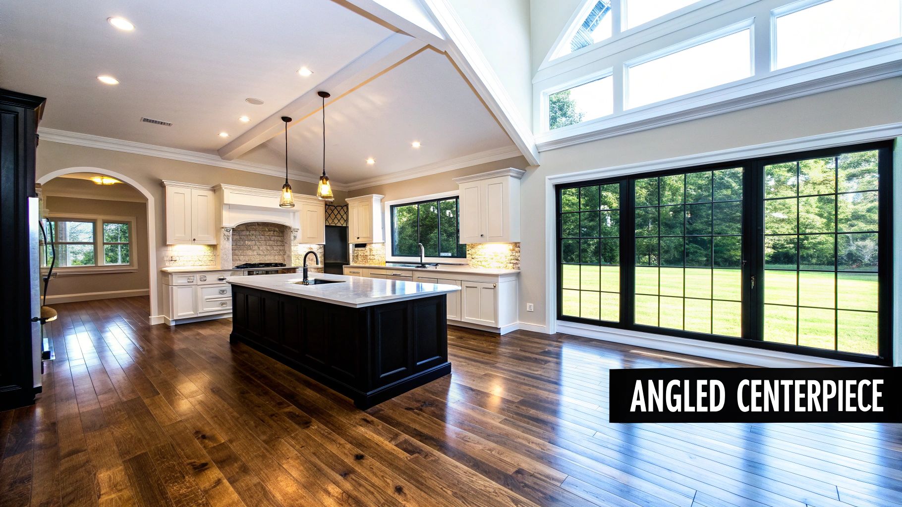 Why an Angled Kitchen Island Is a Mark of True Luxury Design - CJMC Build