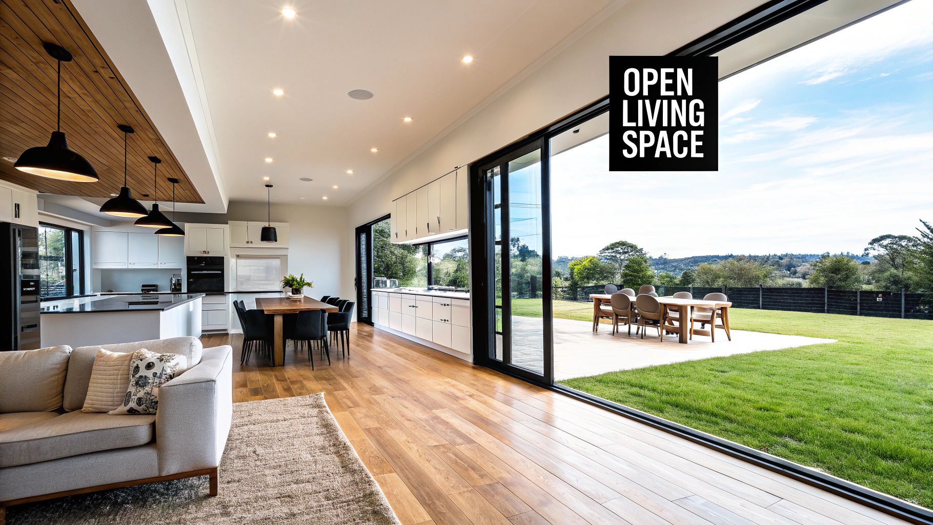 The Unified Hub: Embracing Open Floor Plans