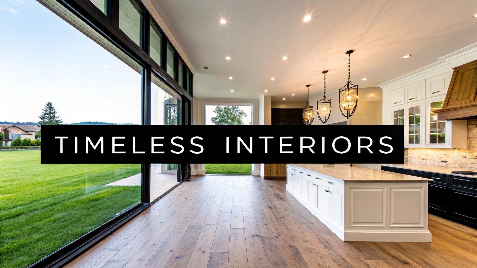 Modern Farmhouse Design Nashville: A Guide to Building Your Legacy Home A luxurious modern home interior with an open layout, large windows, and a stylish kitchen.