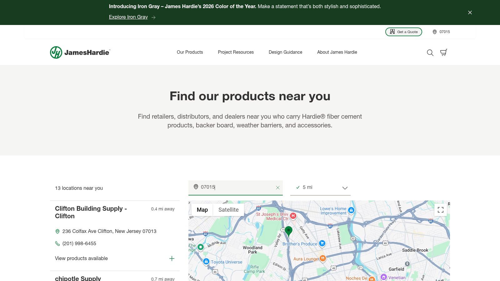 James Hardie – Official Dealer / Where-to-Buy