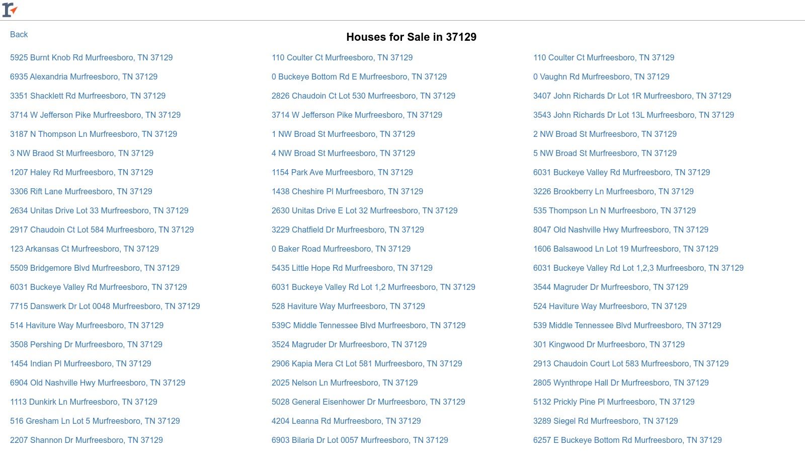 Realtracs (Middle TN MLS)