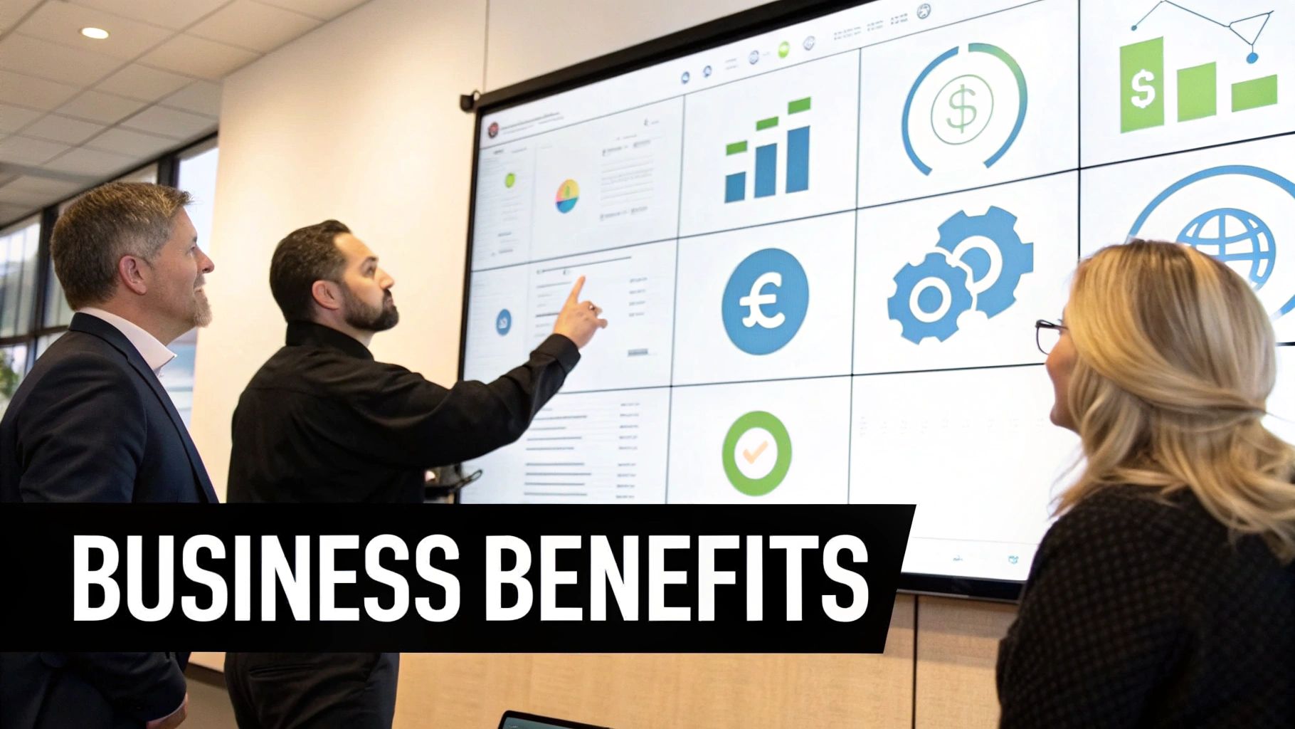 An IT professional managing virtual network configurations on a digital interface, symbolizing agility and control