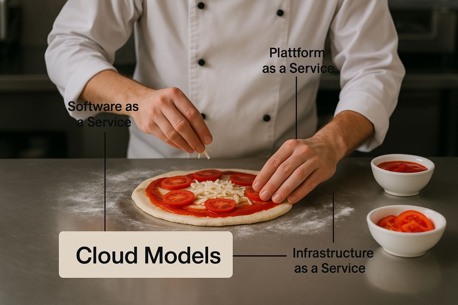 Infographic about cloud computing solutions for small business