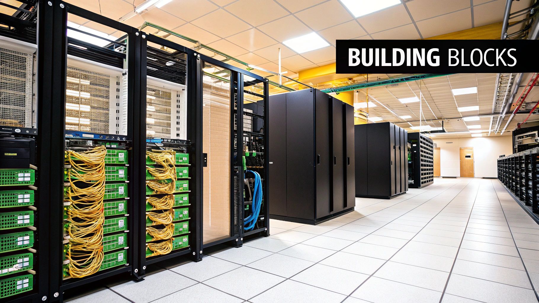 Servers, storage systems, and networking gear that form the cloud's foundation
