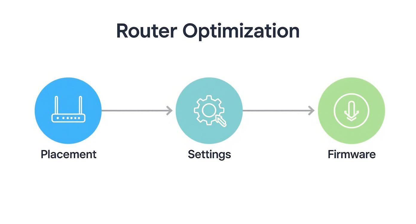 Infographic about how to extend wifi range