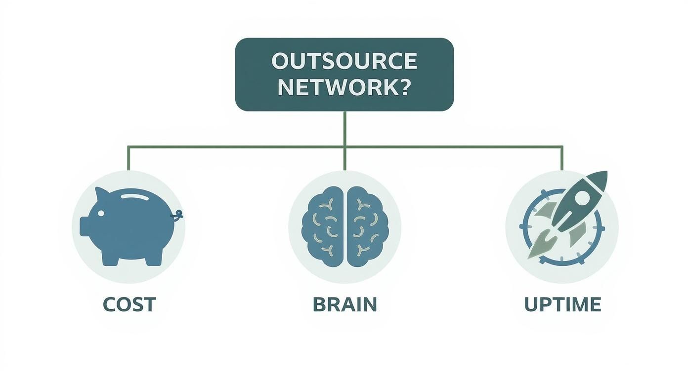 Infographic about what is managed network services