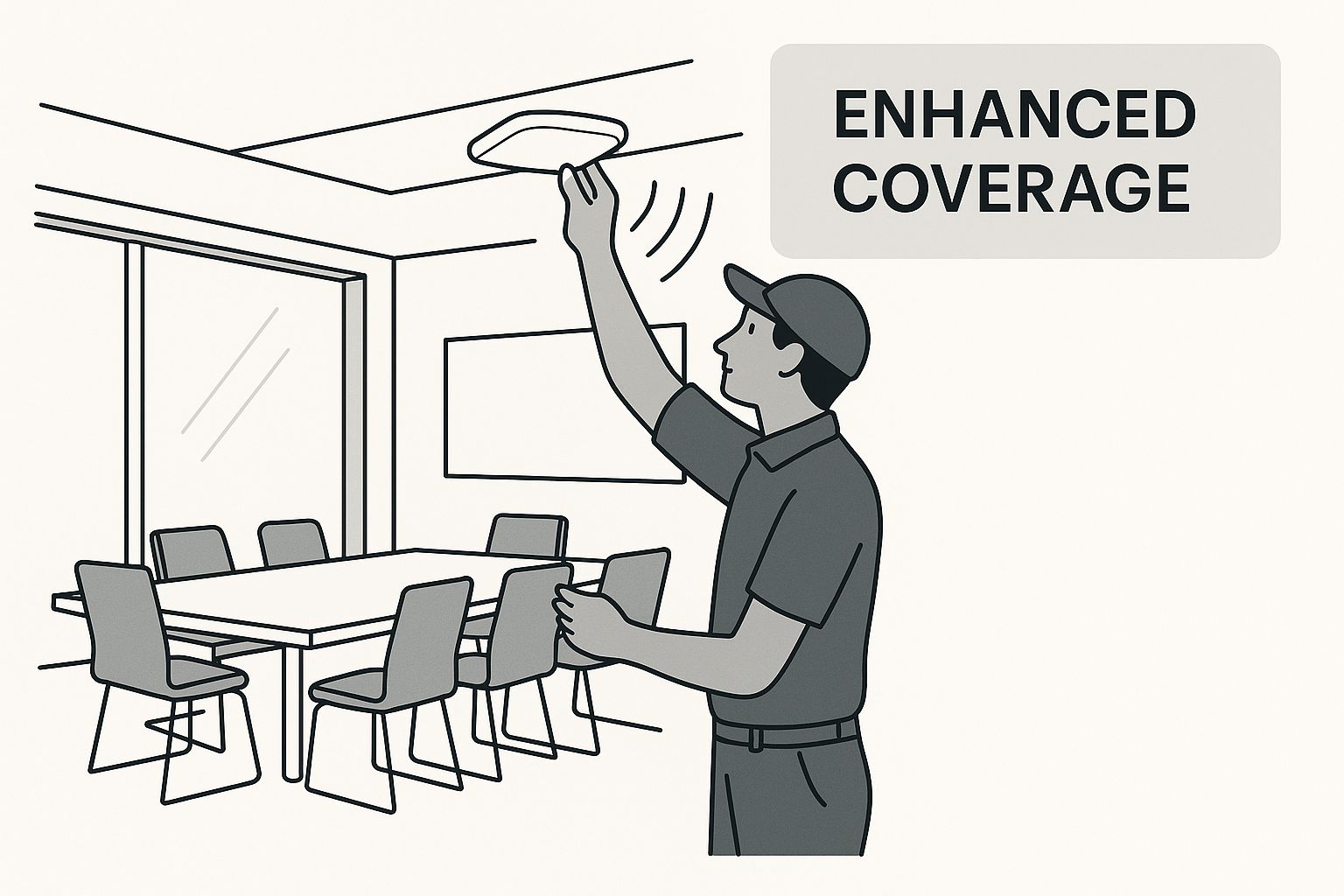 Infographic about managed wifi services