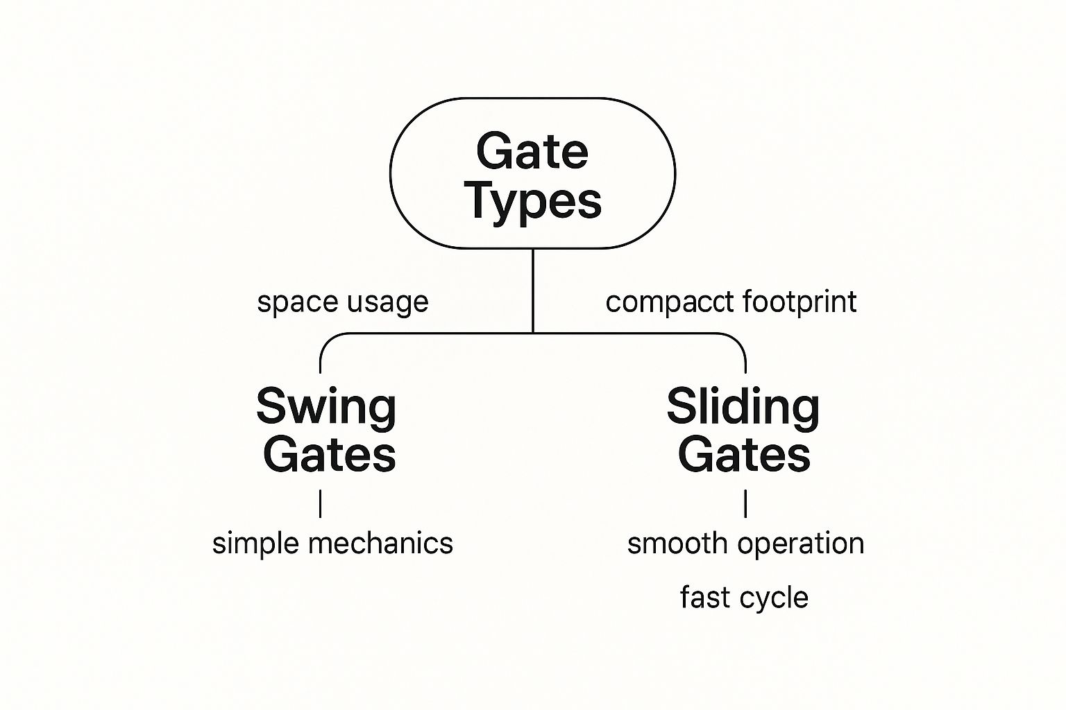 Infographic about gated entry systems
