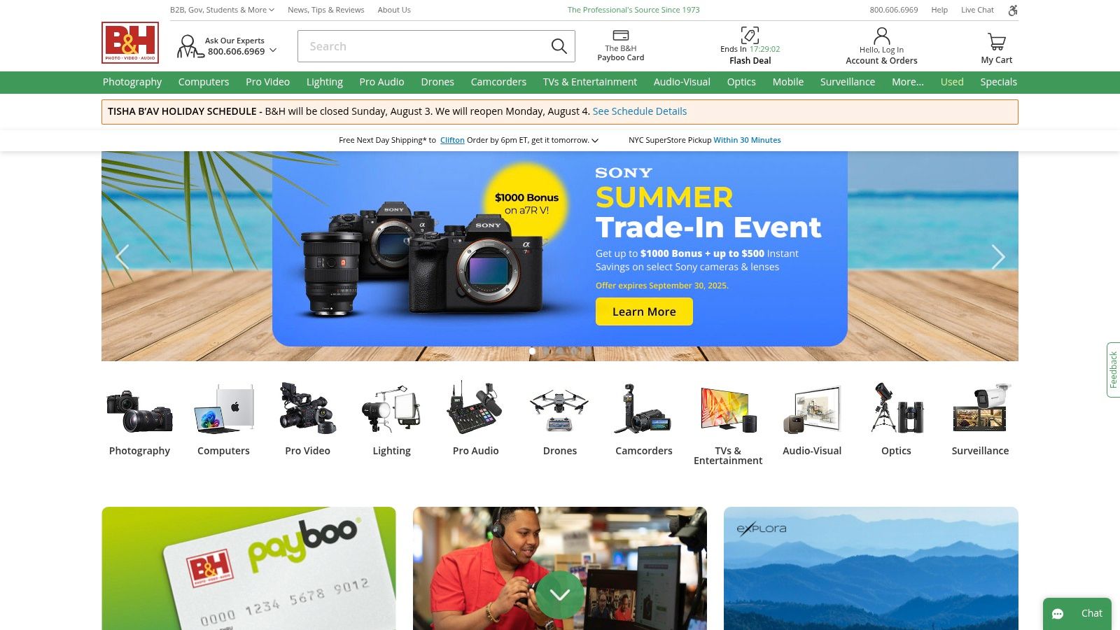 B&H Photo Video