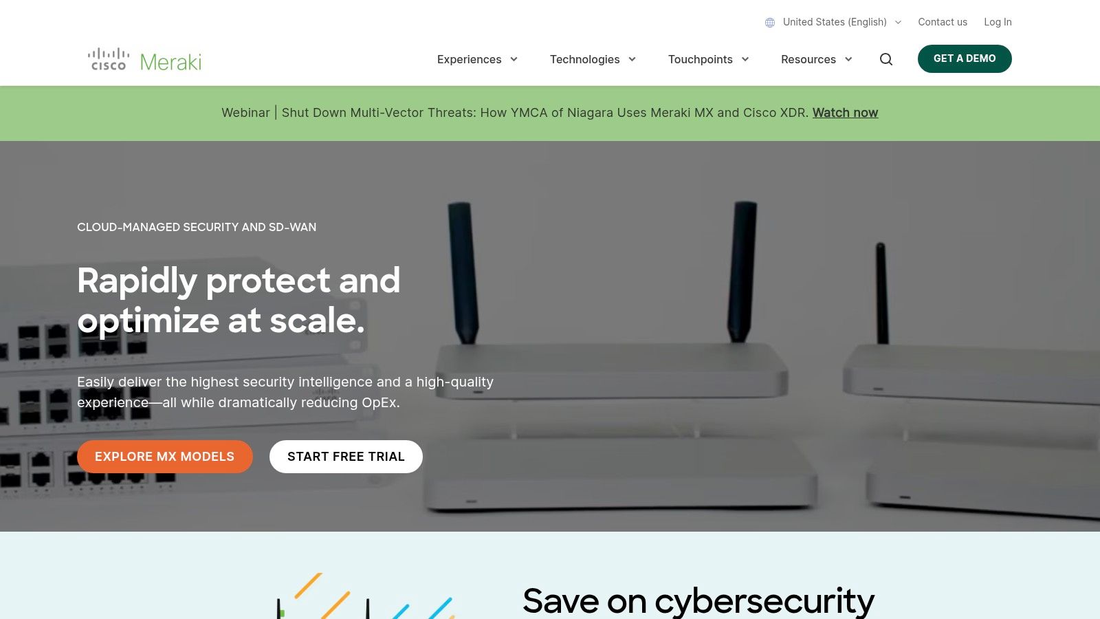 Cisco Meraki – MX Security & SD-WAN