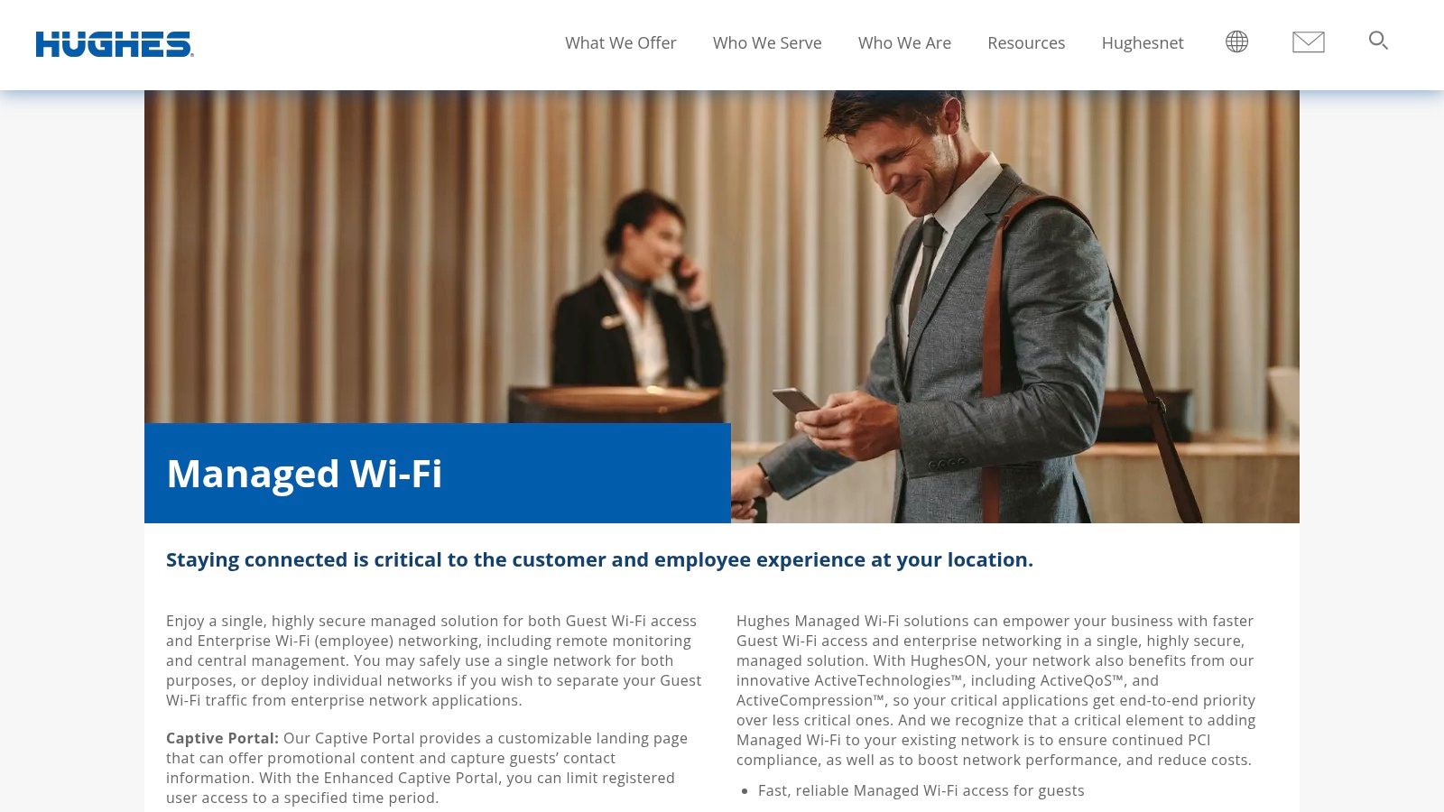 Hughes (HughesON) — Managed Wi-Fi
