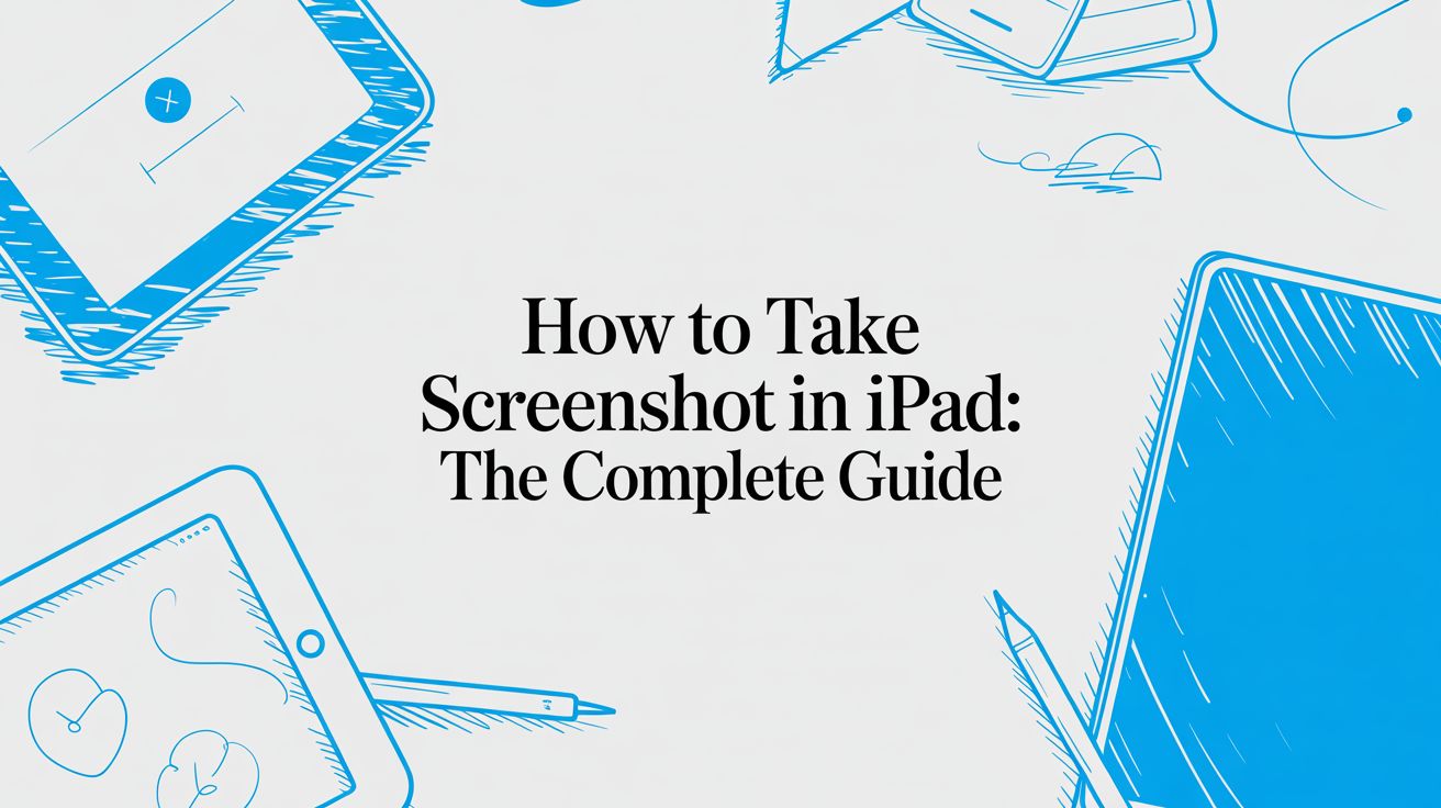 How to take screenshot in ipad: The Complete Guide
