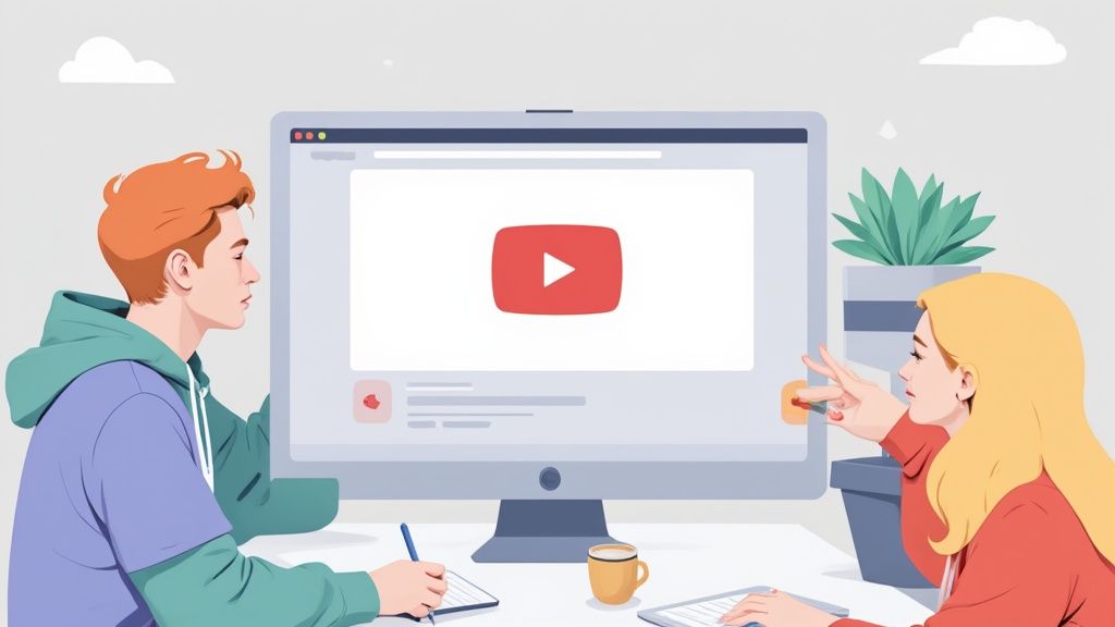 Vibrant app icon and feature graphic designs on a colorful background, illustrating best practices for Google Play Store graphics.