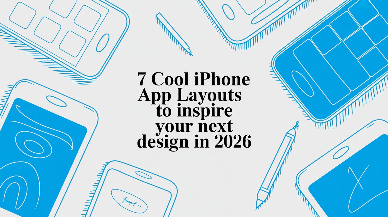 7 Cool iPhone App Layouts to Inspire Your Next Design in 2026