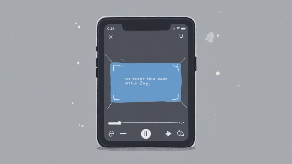 A user editing an iPhone screenshot with the Markup tool, highlighting text and adding annotations.