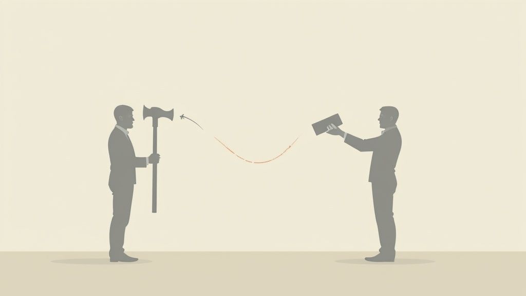 Vibrant image showing a user journey map with various touchpoints and user emotion icons