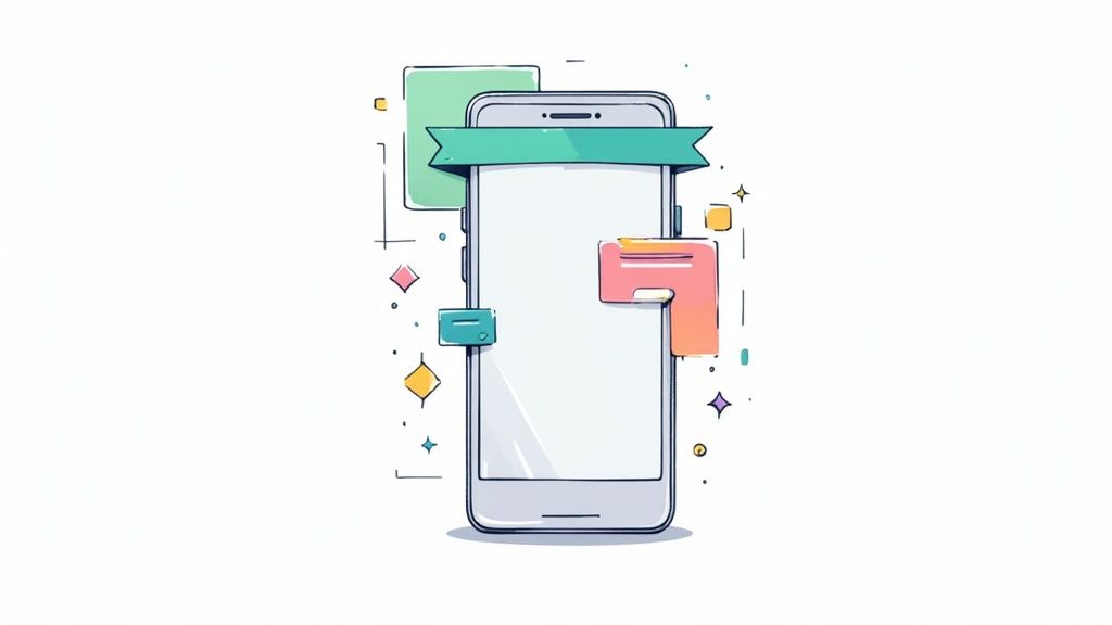 A collection of high-converting app store screenshots showcasing vibrant colors, bold captions, and clear feature callouts.