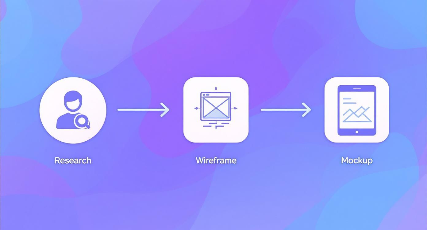 Infographic about mobile app ui design