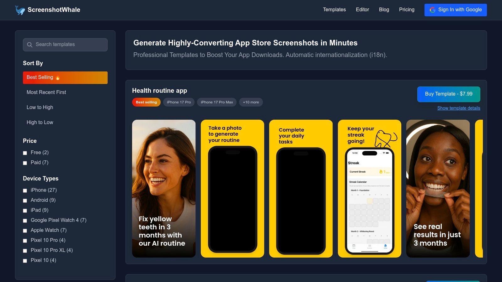 ScreenshotWhale iPad mockup templates