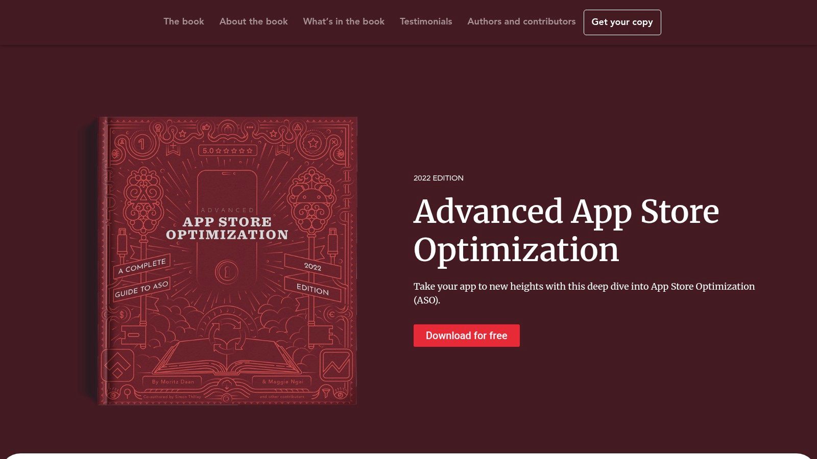 Advanced App Store Optimization (ASOebook.com)