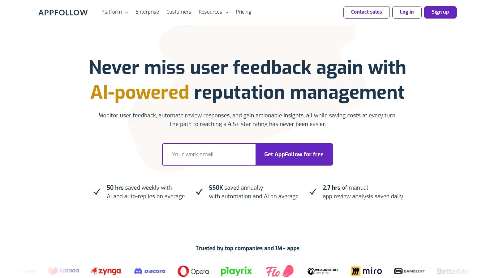 Integrate ASO and Reputation Management with AppFollow