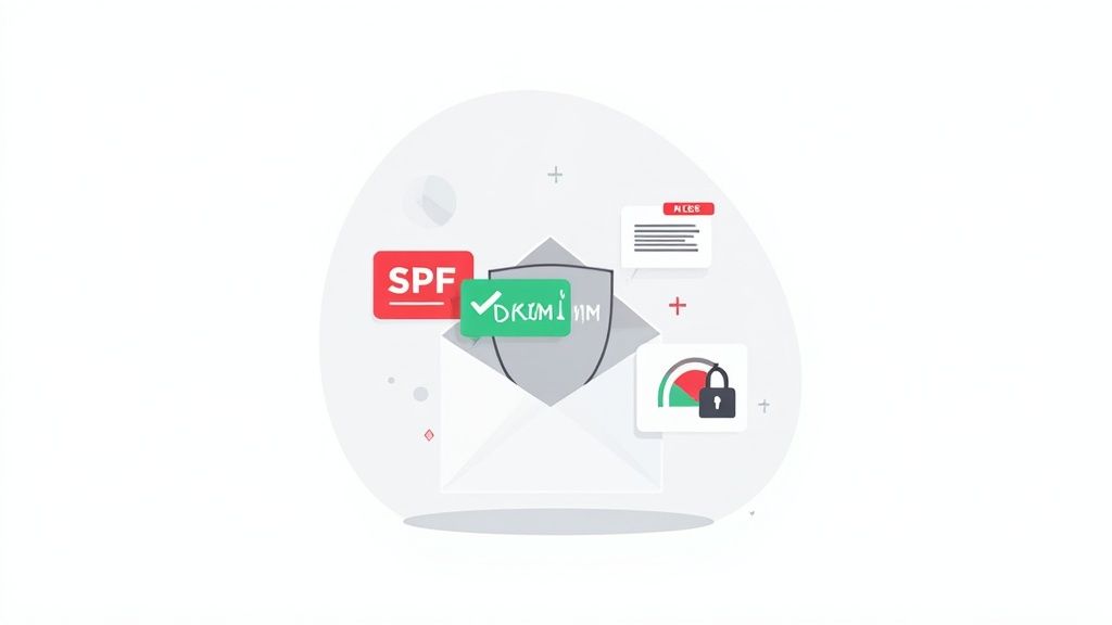 Email security and deliverability workflow