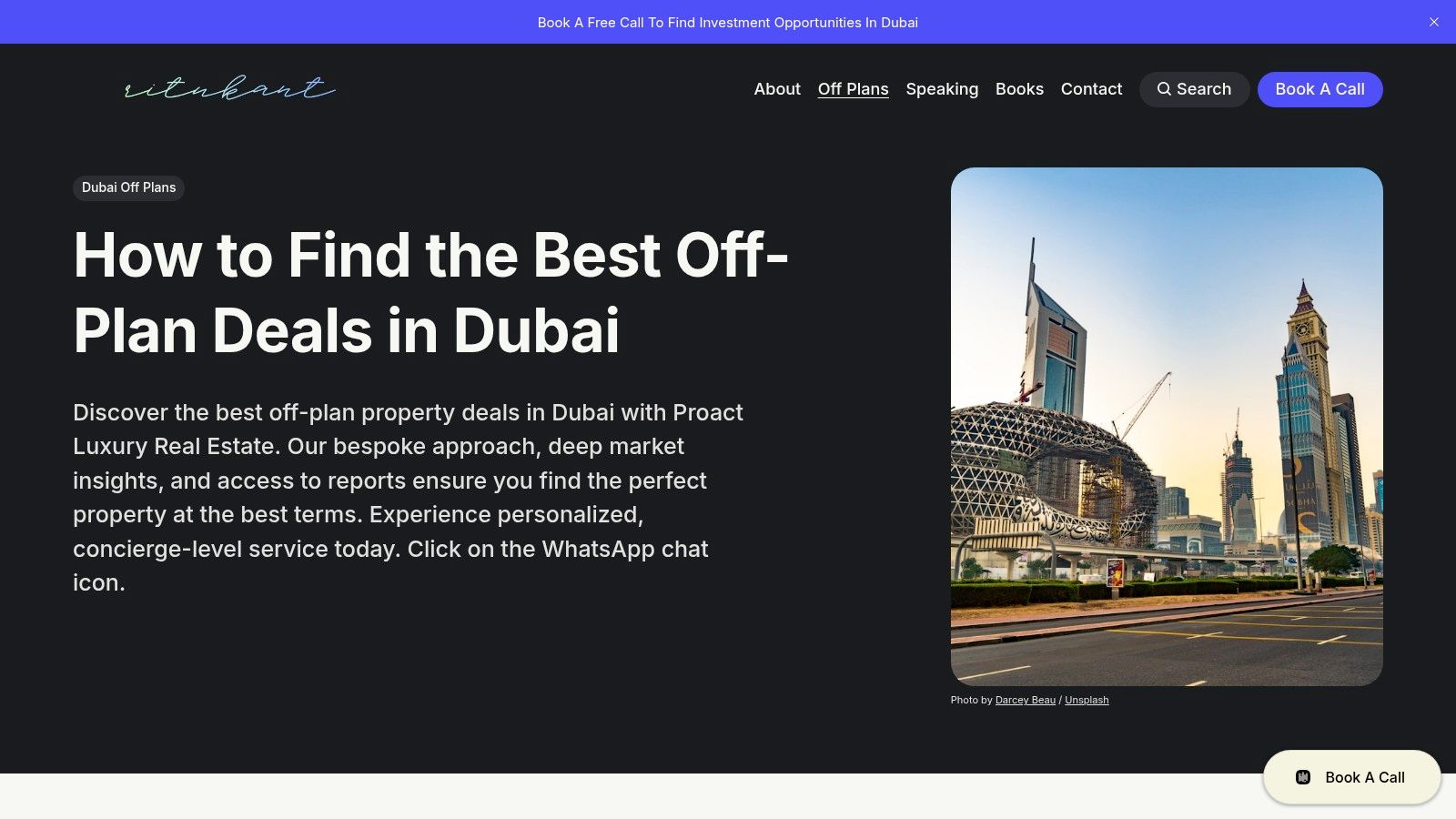 View of Dubai's skyline showcasing modern architecture and off-plan project opportunities