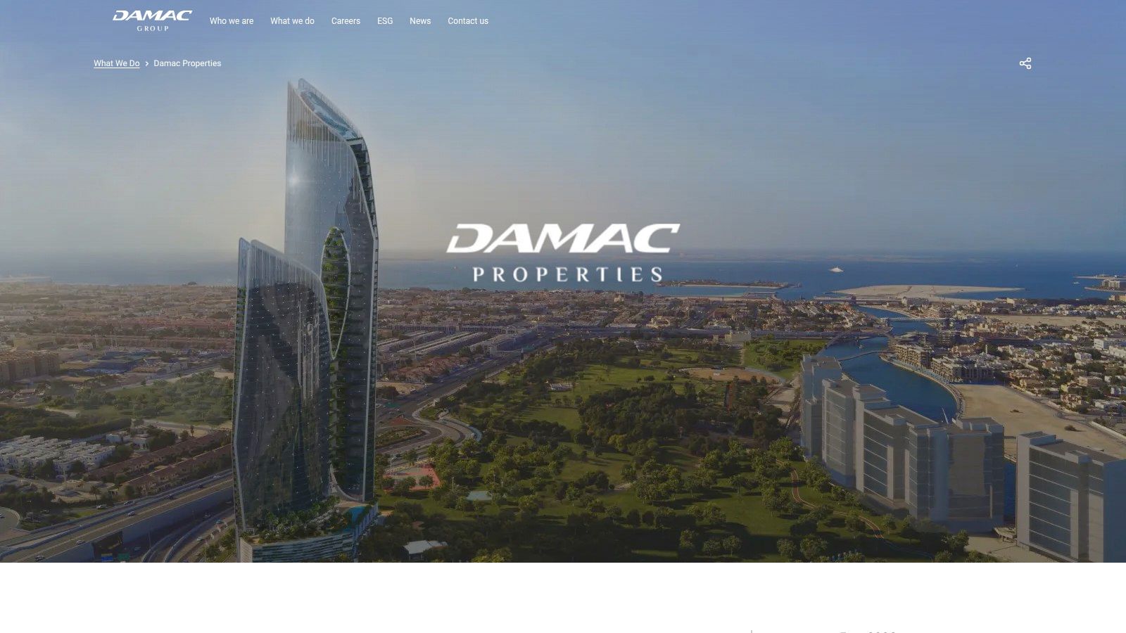 DAMAC Properties – Corporate/Official Projects Gateway