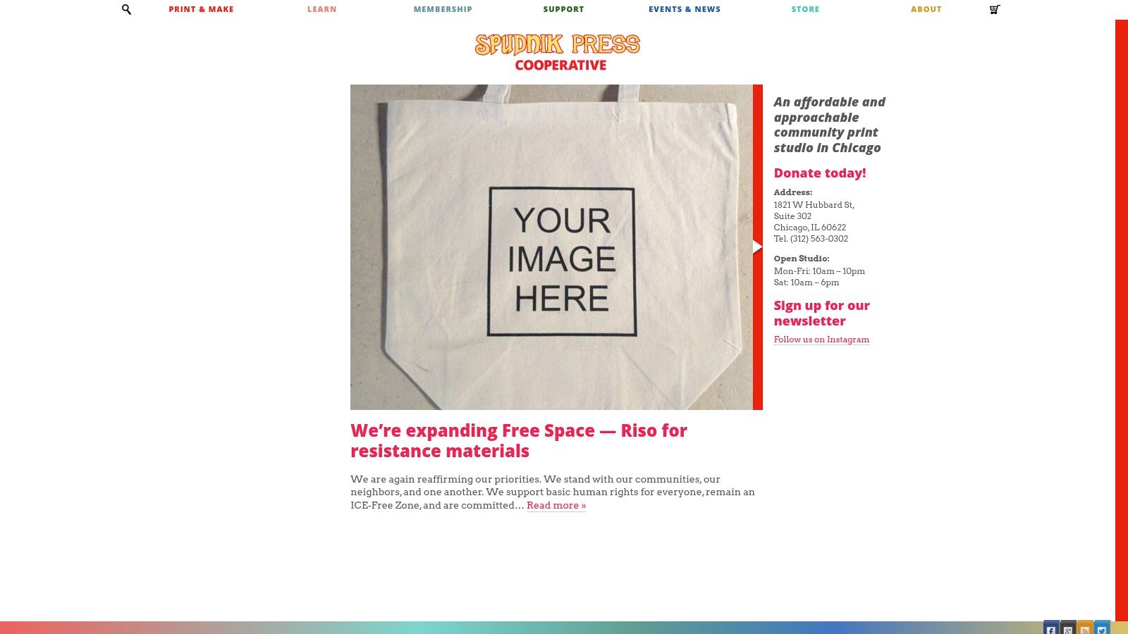 Spudnik Press Cooperative — Artist Residency (Printmaking)