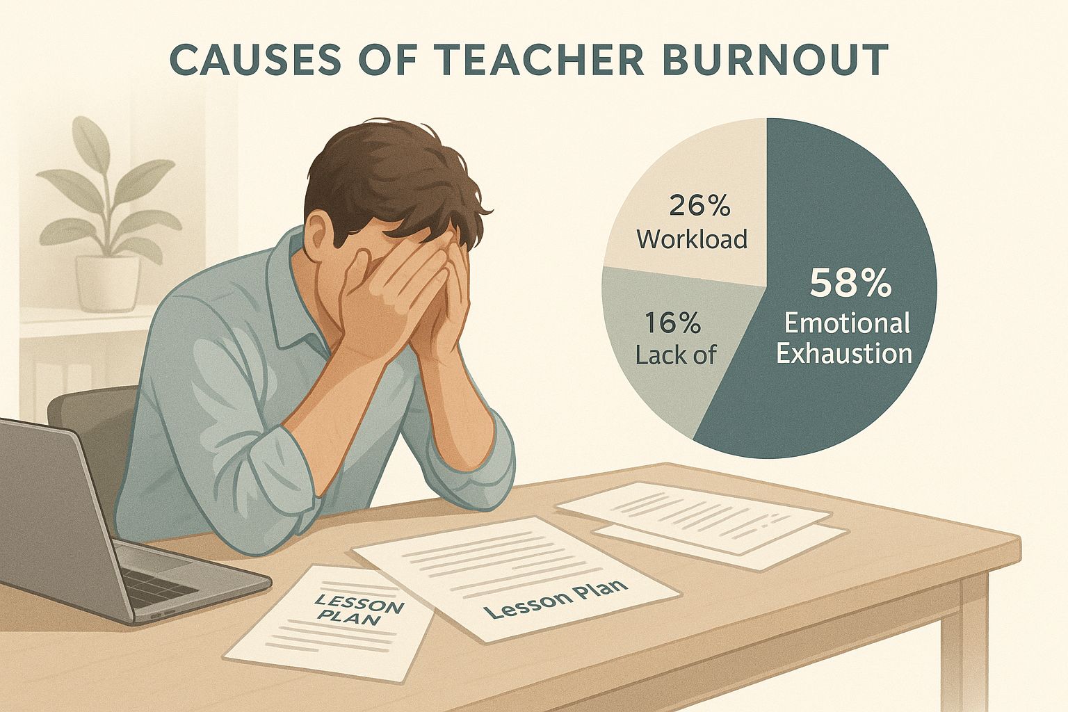Infographic about how to overcome burnout at work