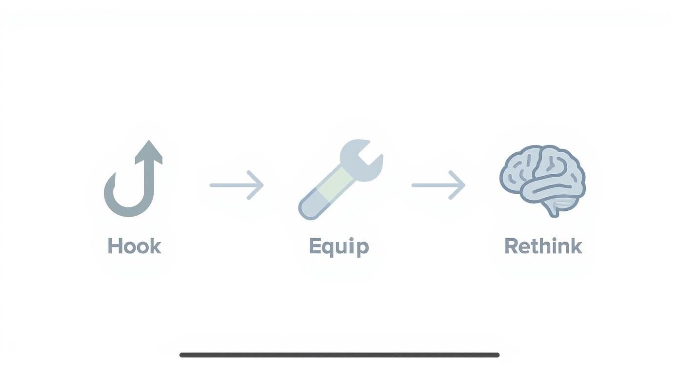Infographic about backward design lesson planning