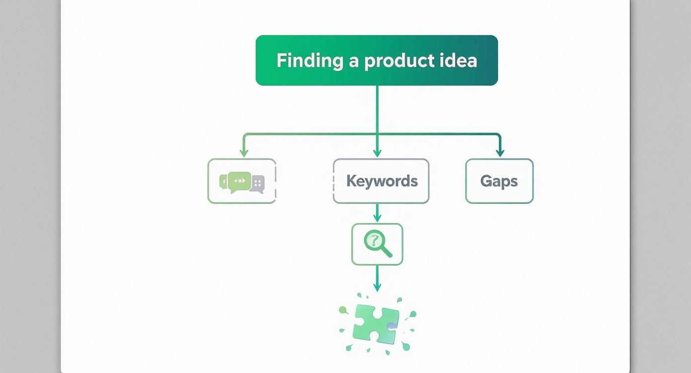 Infographic about how to create digital products