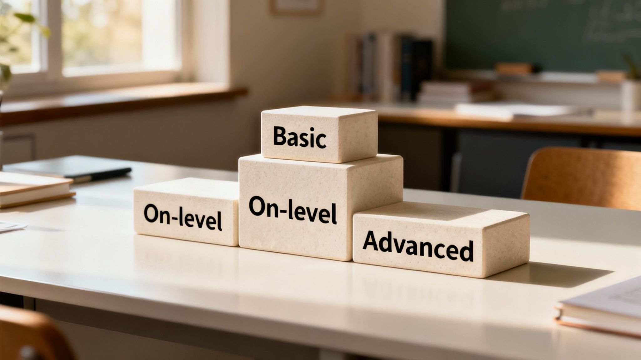 Differentiated Objective (Tiered Learning Goals)