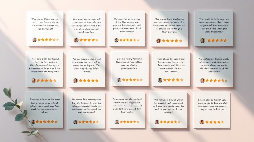 Infographic showcasing various forms of social proof and trust signals