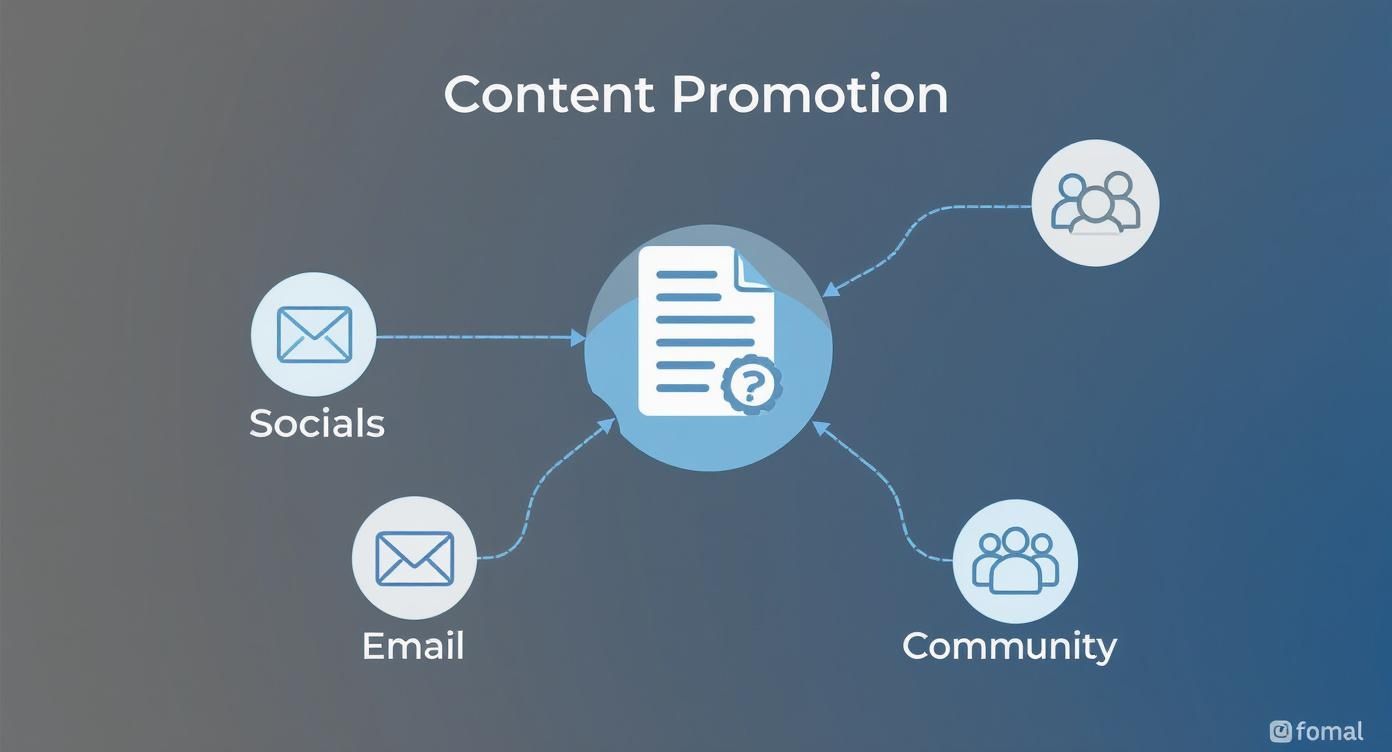 Infographic about how to increase website traffic